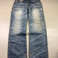 2000's Big Train Japanese Straight/Baggy Jeans *rare 26x30 (XS) - Lennys Vintage