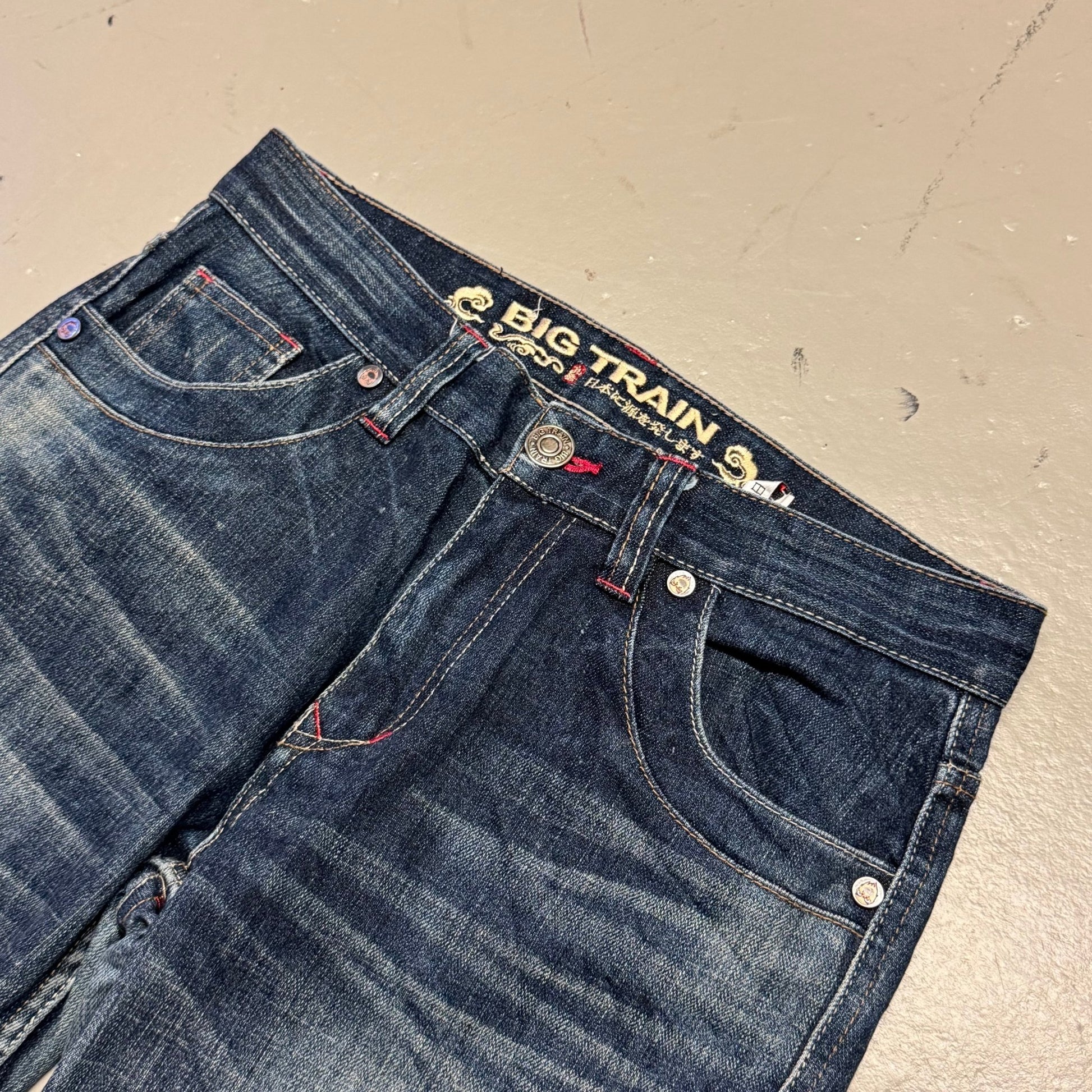 2000‘s Big Train Japanese Vintage Jeans *selten 29x30 - Lennys Vintage