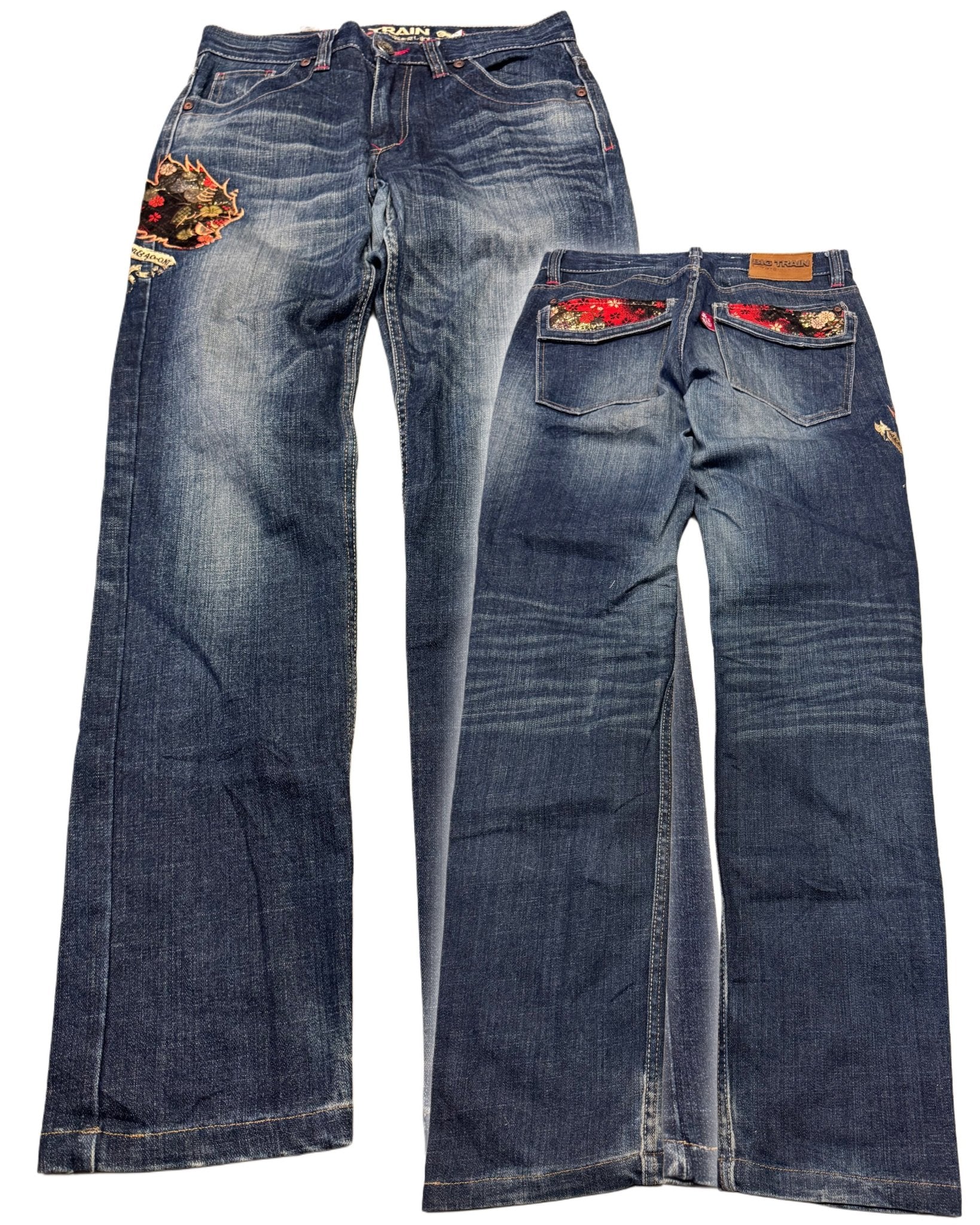 2000‘s Big Train Japanese Vintage Jeans *selten 29x30 - Lennys Vintage