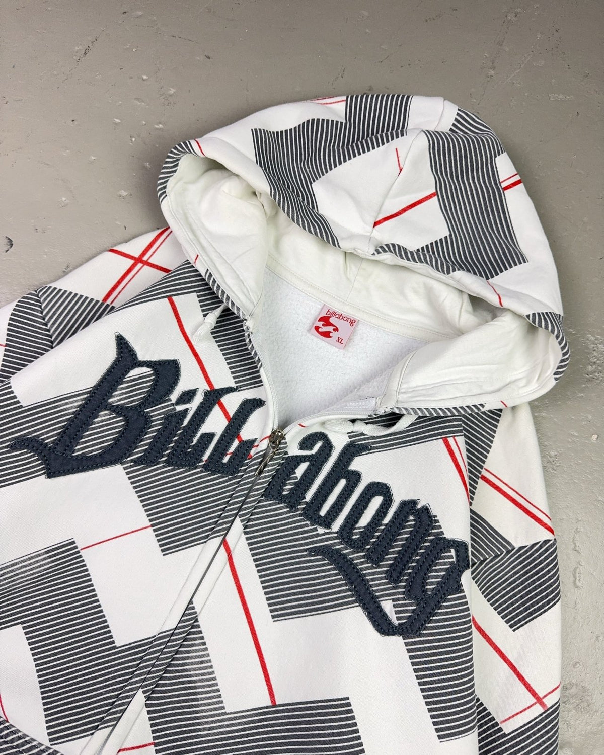 2000's Billabong Zip Hoodie *rare (XL) - Lennys Vintage