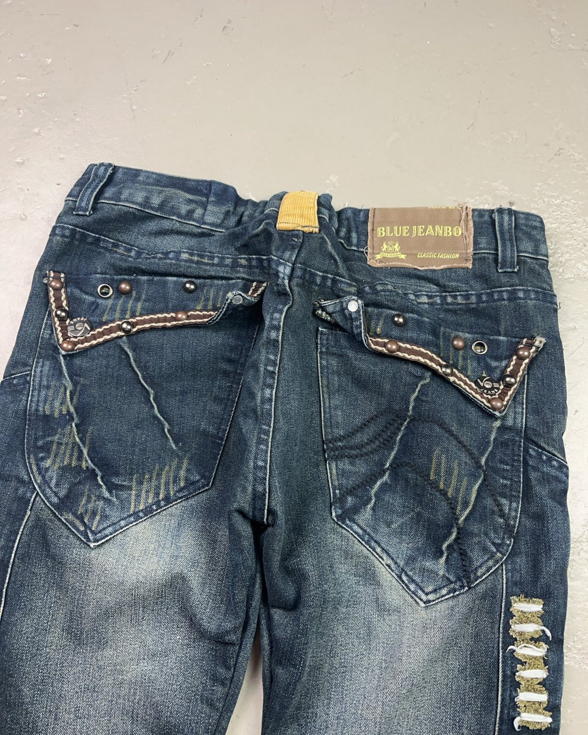 2000's Blue Jeanbo Slim Jeans * 35x28 (XL) - Lennys Vintage