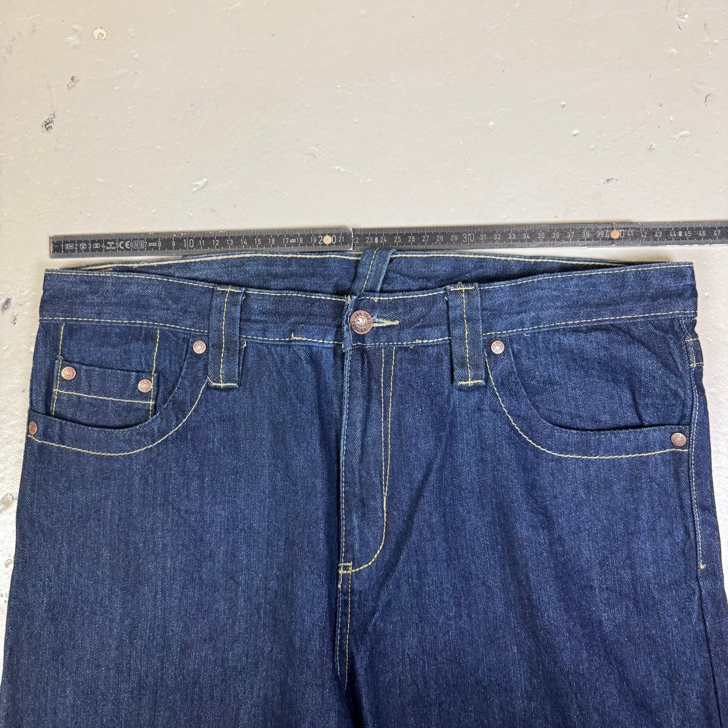2000‘s Blue Jee Baggy Jeans *rare 34x34 - Lennys Vintage