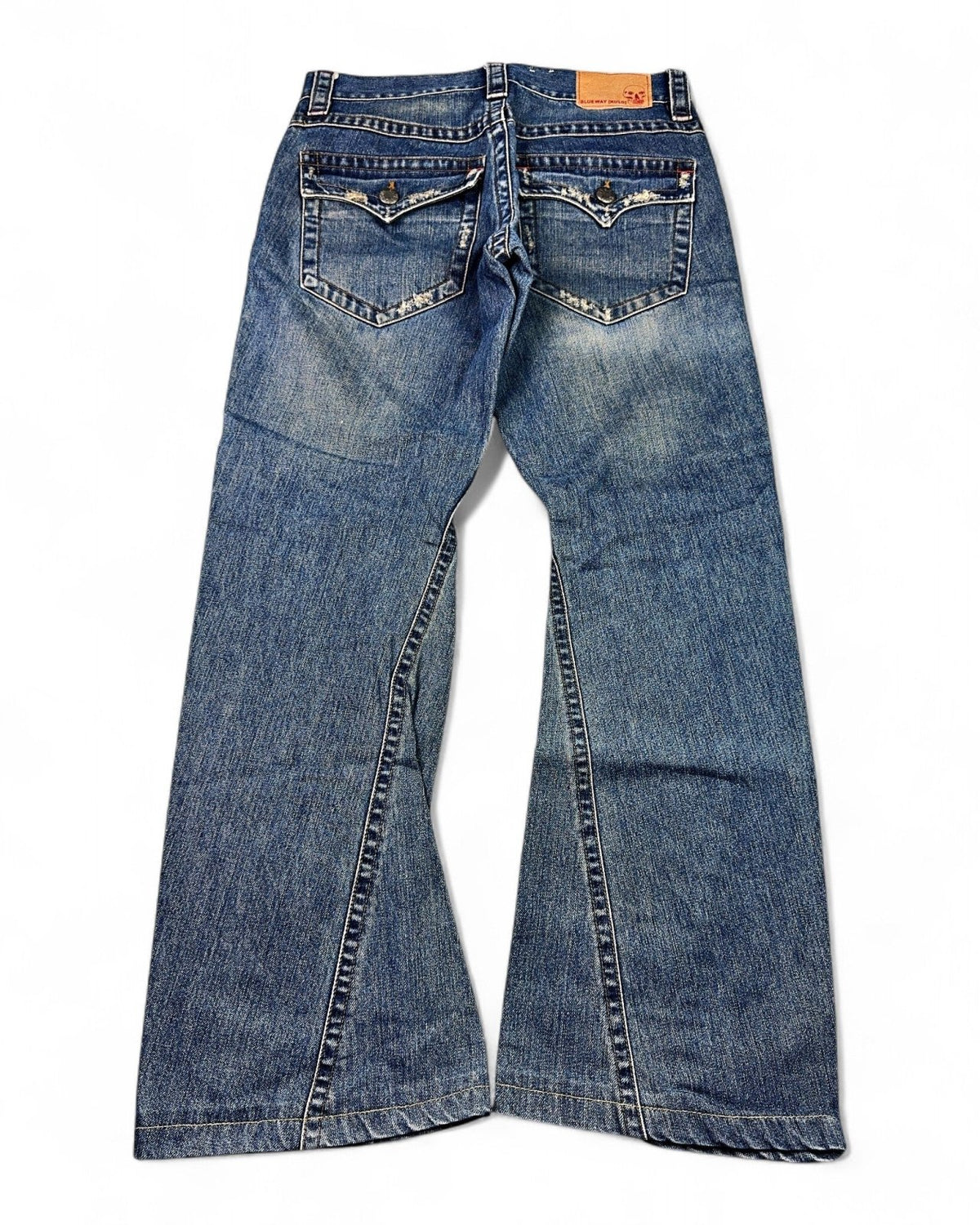 2000's Blueway [kulo] Japanese Archive Bootcut/Flared Jeans *very rare 30x30 (M) - Lennys Vintage