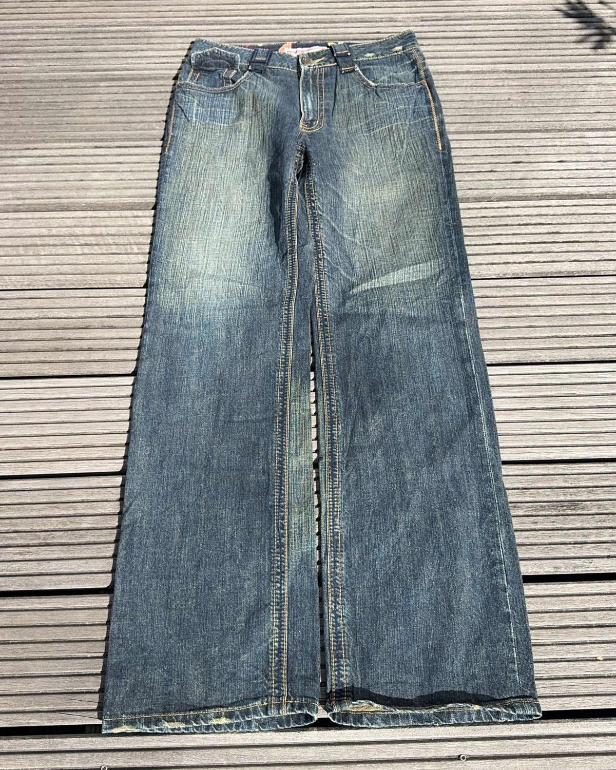 2000's Bobson Japanese Archive Baggy Jeans *very rare 32x34 (M) - Lennys Vintage