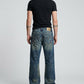 2000's Bobson Japanese Archive Baggy Jeans *very rare 32x34 (M) - Lennys Vintage