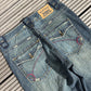 2000's Bobson Japanese Archive Baggy Jeans *very rare 32x34 (M) - Lennys Vintage