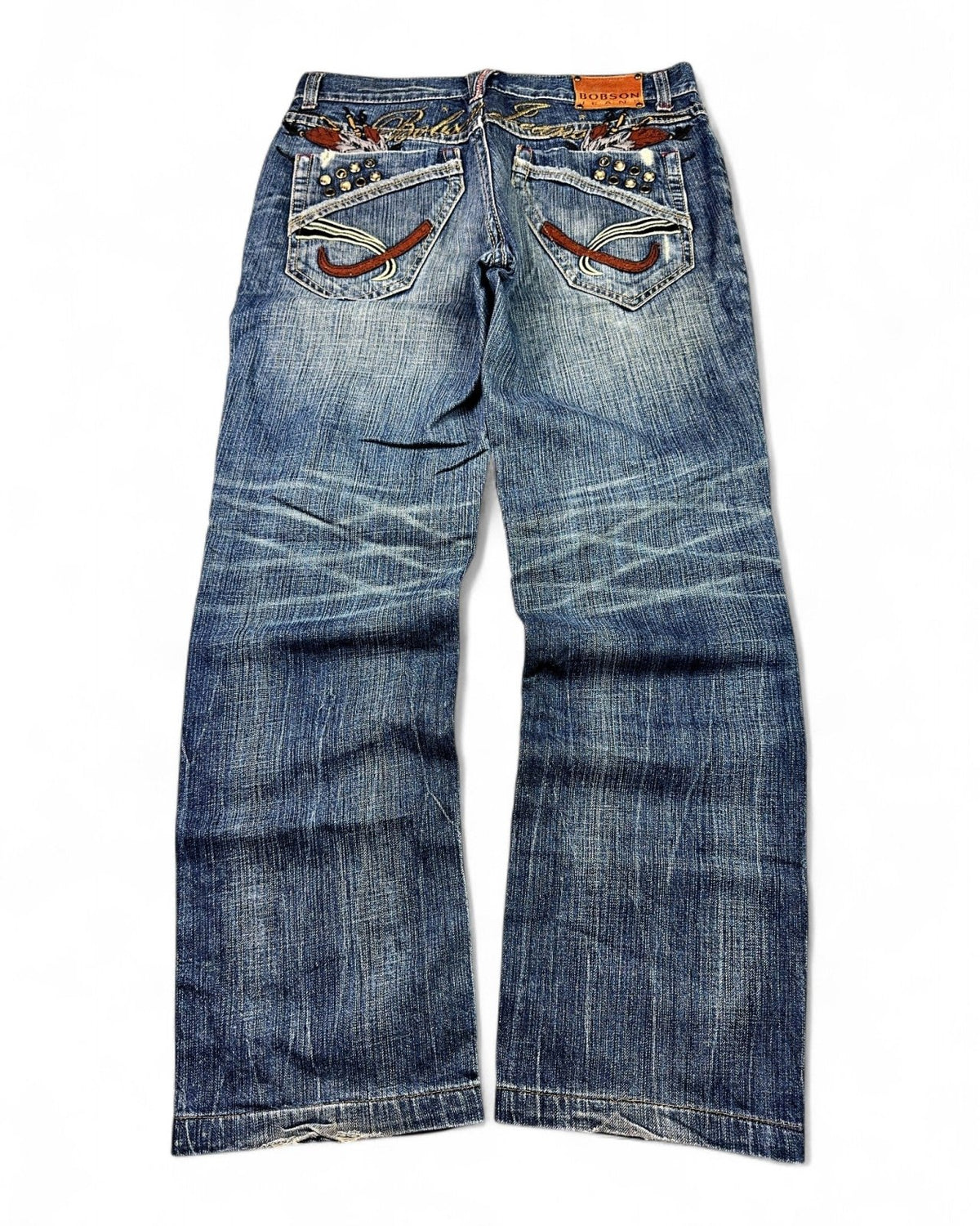 2000's Bobson Japanese Archive Straight Jeans *rare 32x30 (M) - Lennys Vintage