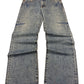 2000‘s Bobson Japanese Heavy Denim Baggy Jeans *rare 32x34 - Lennys Vintage