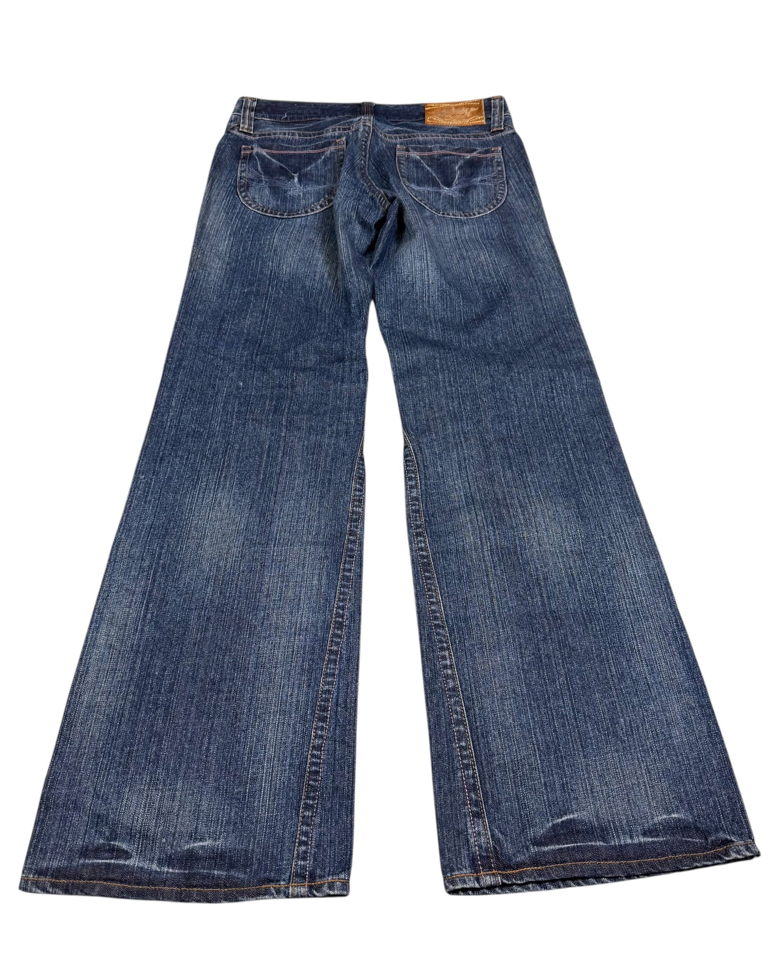 2000‘s Brappers Deadstock Japanese Baggy Bootcut Jeans Women‘s *rare 31x31 - Lennys Vintage