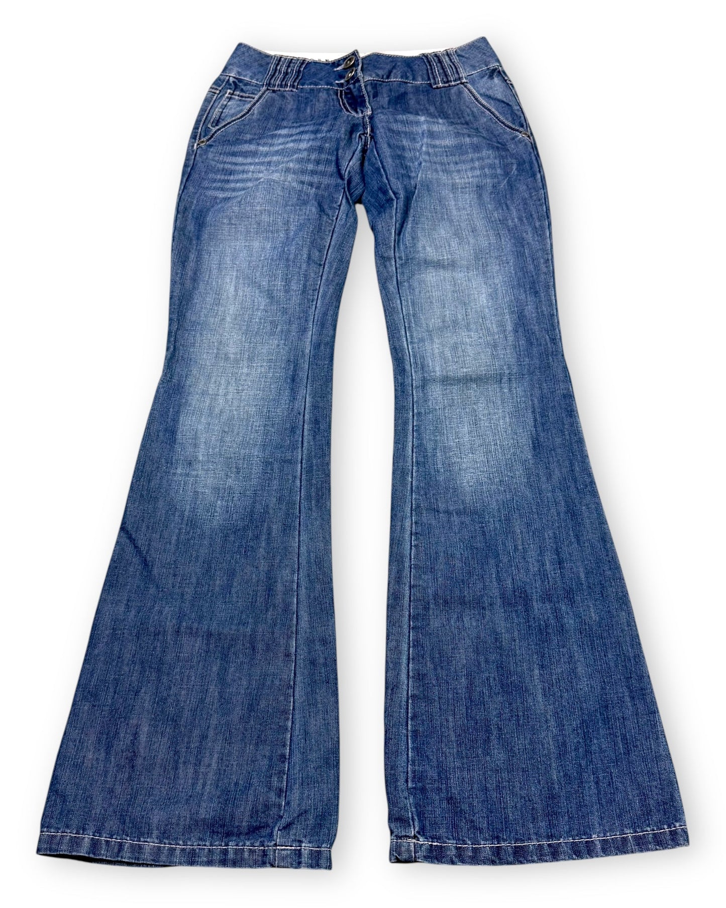 2000‘s Camaieu Low Waist Bootcut Jeans Women‘s (S) - Lennys Vintage