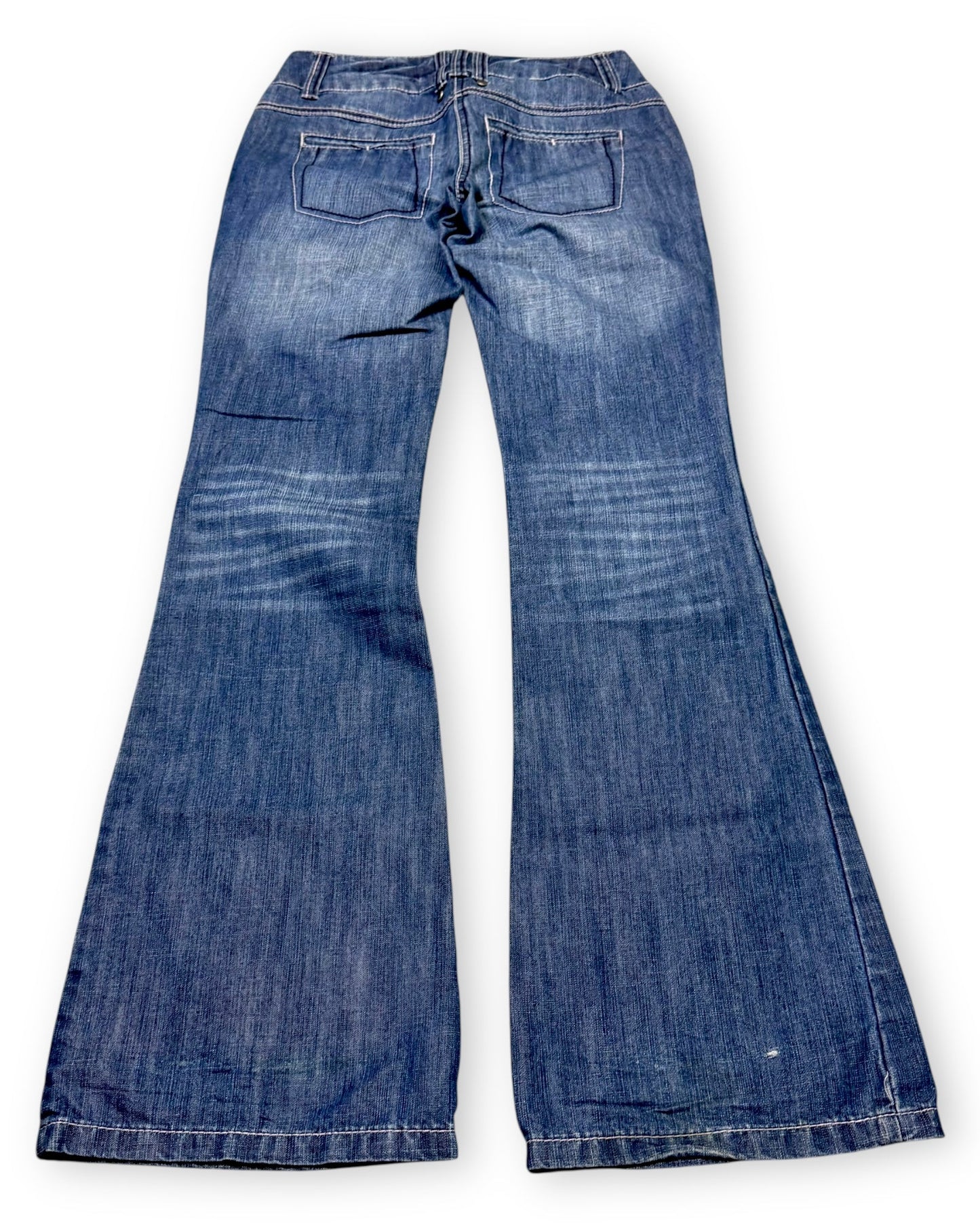 2000‘s Camaieu Low Waist Bootcut Jeans Women‘s (S) - Lennys Vintage