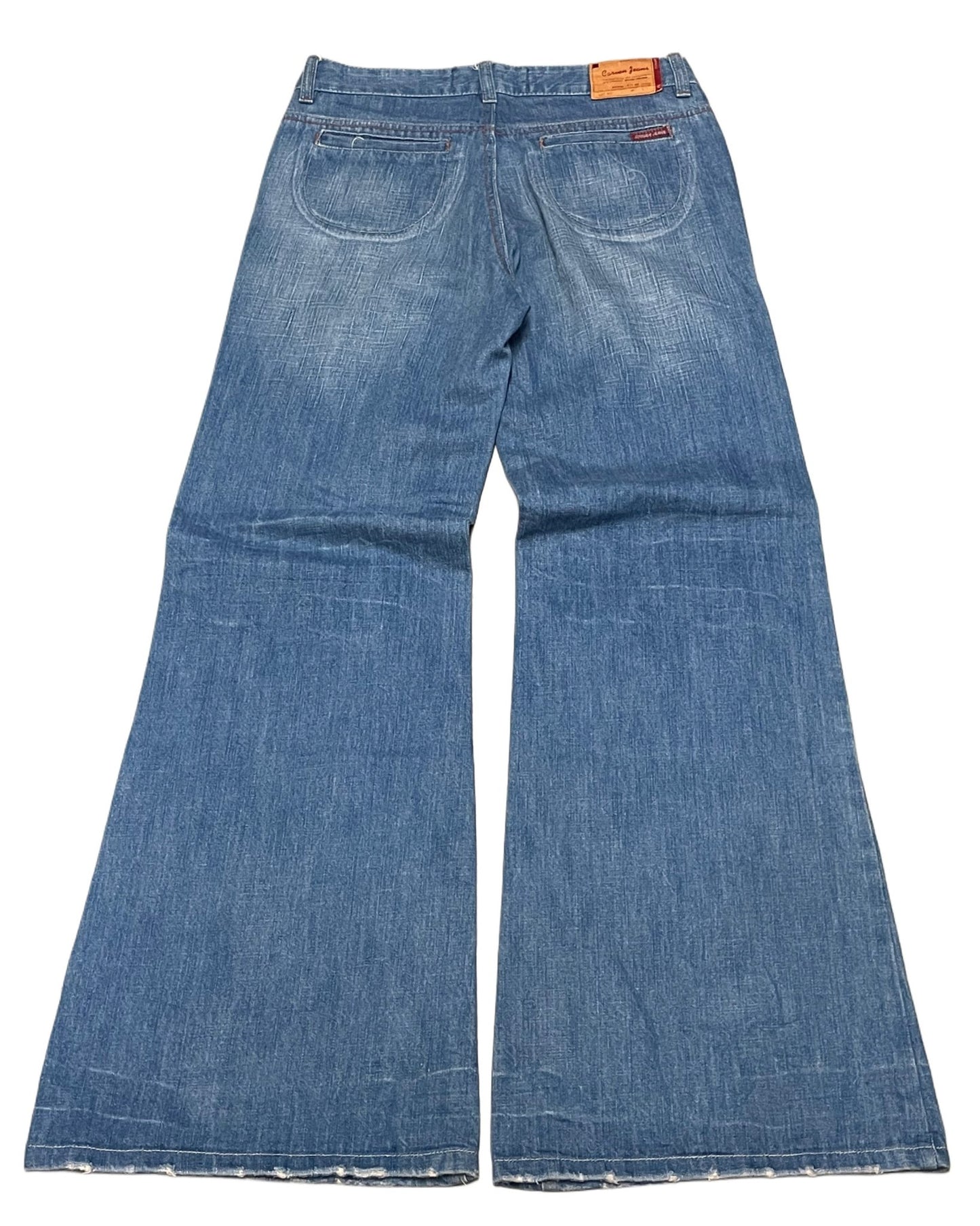 2000‘s Carven Bootcut Wide Leg Jeans Women’s 29x31 - Lennys Vintage