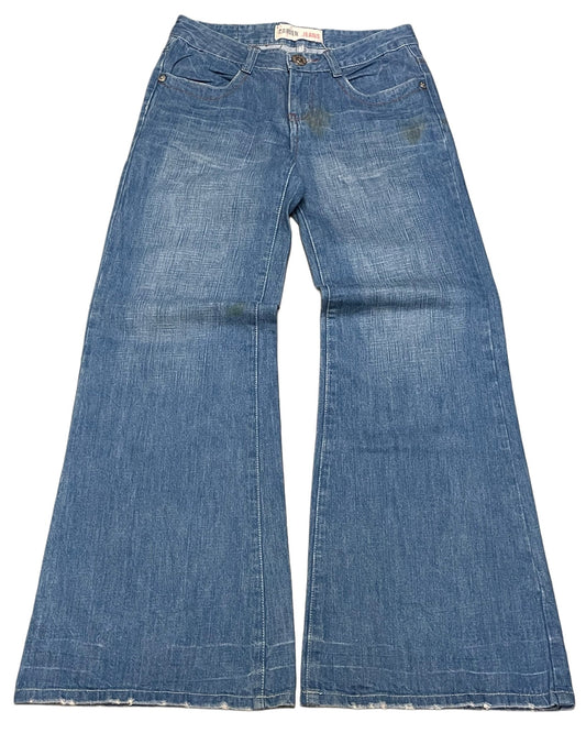 2000‘s Carven Bootcut Wide Leg Jeans Women’s 29x31 - Lennys Vintage
