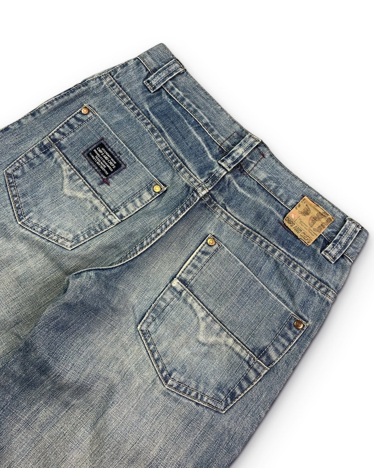 2000's Chips And Cheeps Straight Jeans * 26x30 (S) - Lennys Vintage