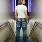 2000's Cloud7 Japanese Archive Straight Jeans *very rare 34x28 (L) - Lennys Vintage