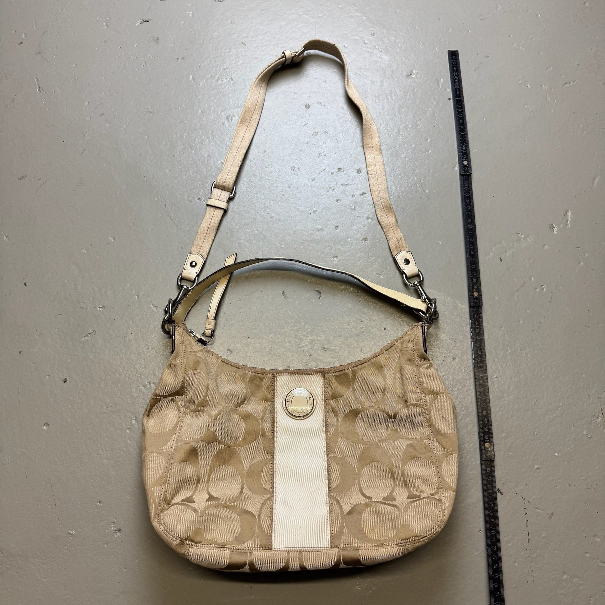 2000‘s COACH Monogram Handbag - Lennys Vintage