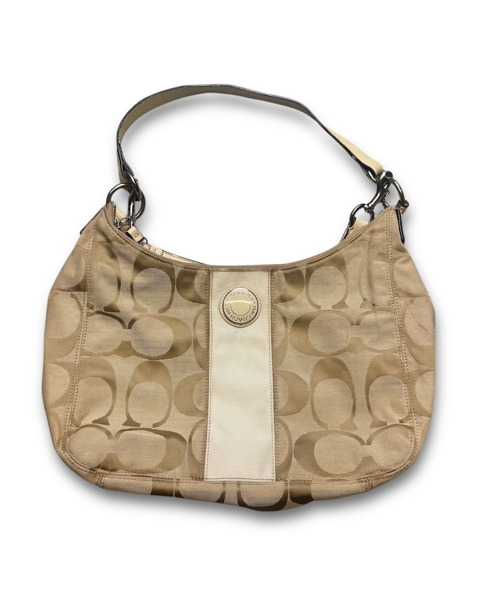 2000‘s COACH Monogram Handbag - Lennys Vintage