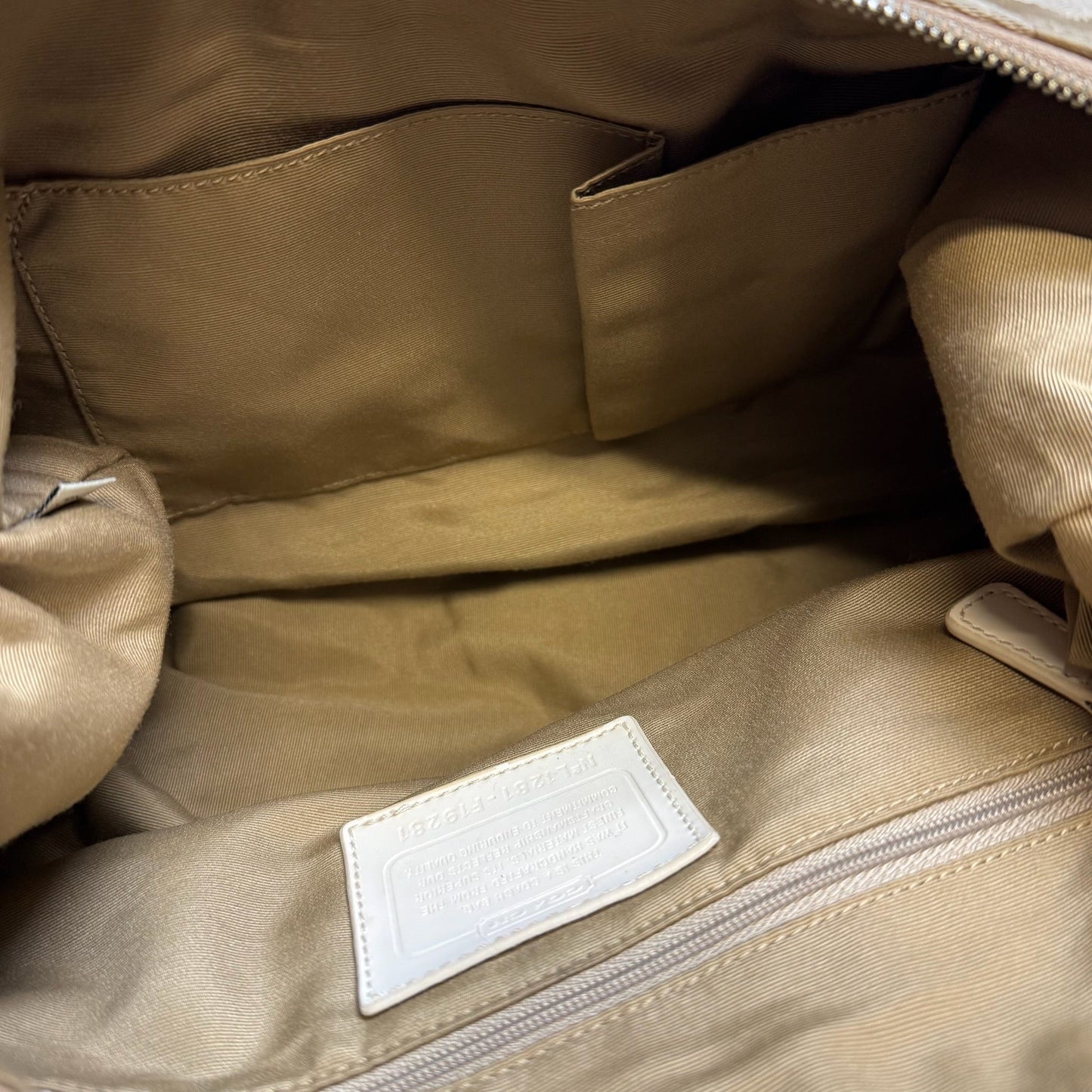 2000‘s COACH Monogram Handbag - Lennys Vintage