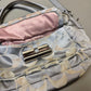 2000‘s COACH Silver Monogram Handbag *rare - Lennys Vintage