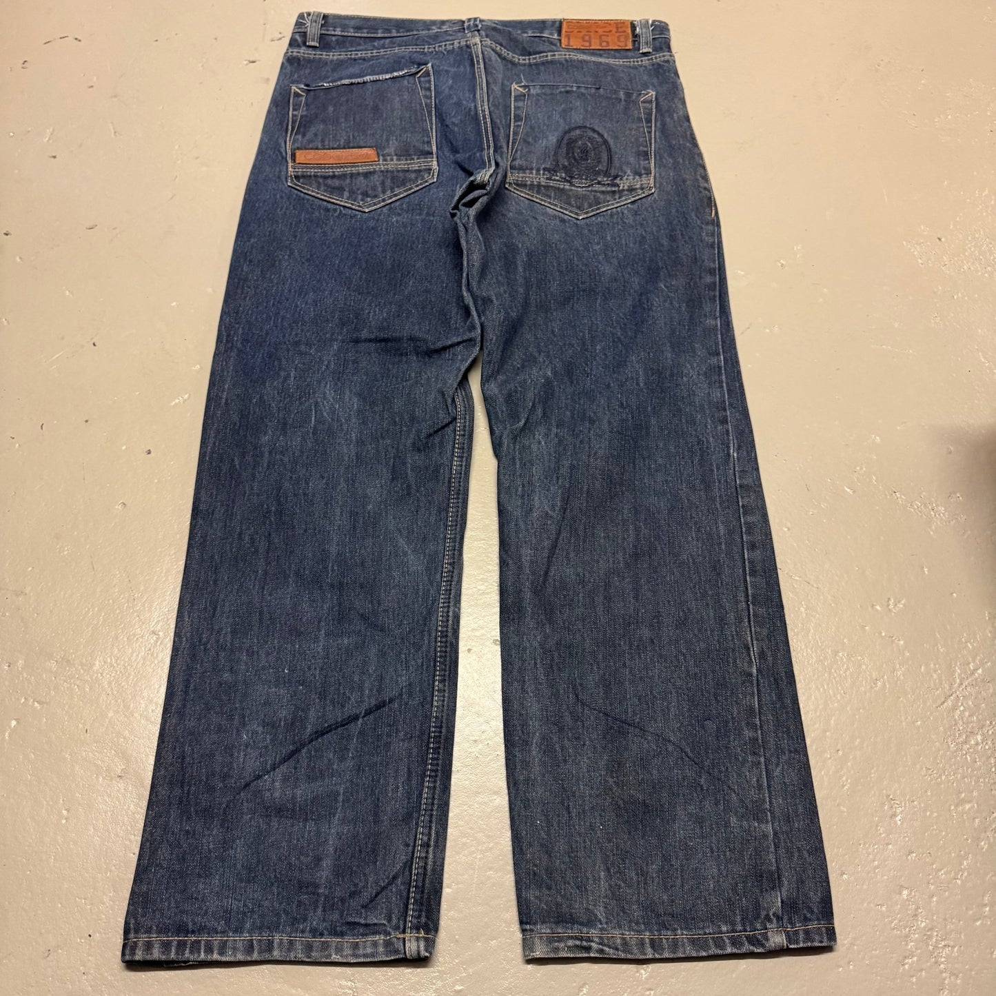 2000‘s COOGI Hip Hop Baggy Heavy Denim Jeans *very rare 36x34 - Lennys Vintage