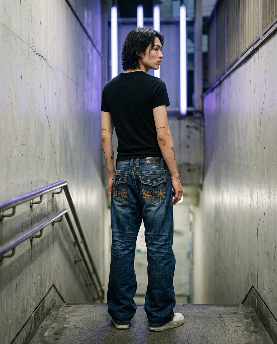 2000's Crux London Baggy Jeans *rare 38x34 (XXL) - Lennys Vintage