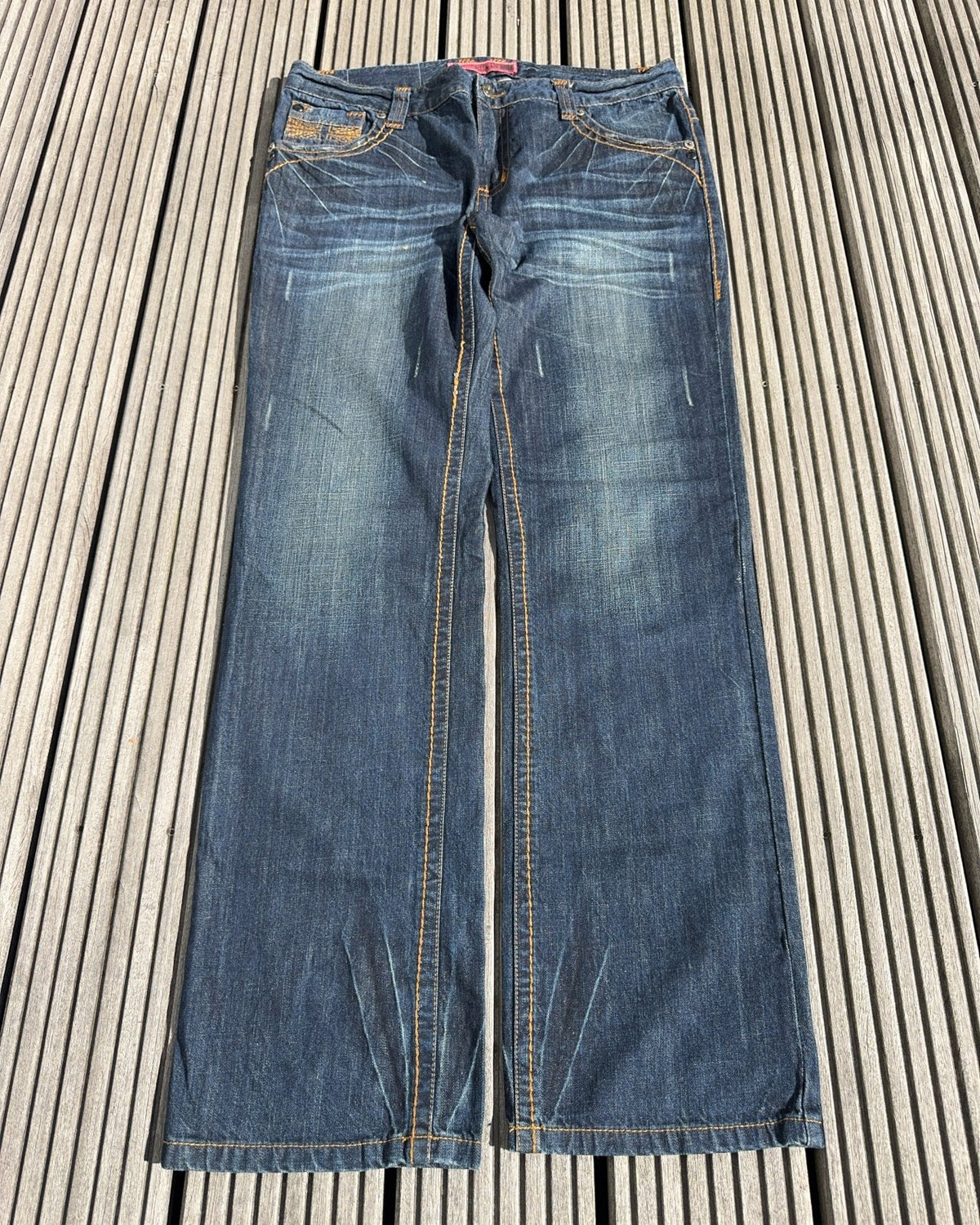 2000's Crux London Straight/Baggy Jeans *rare 38x34 (XXL) - Lennys Vintage