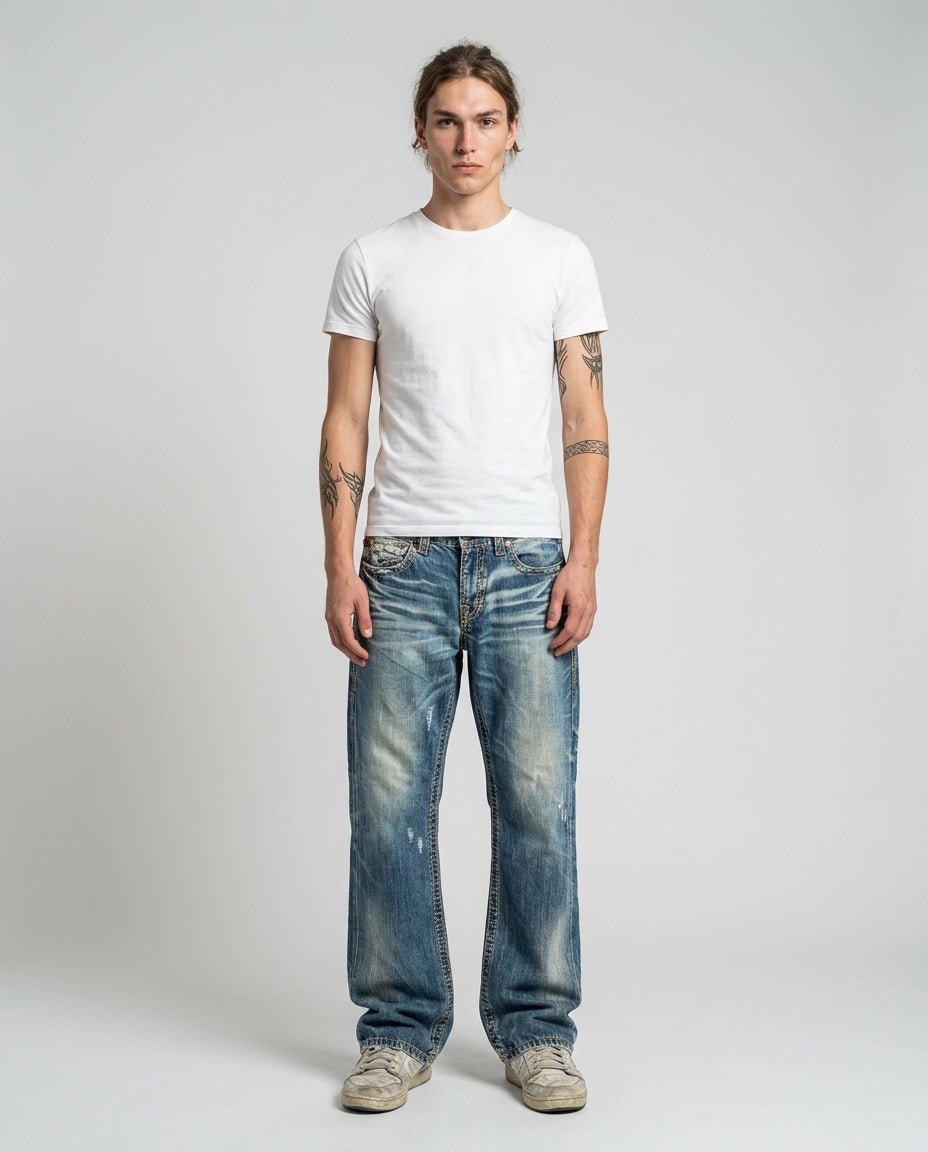 2000's Cytused Straight/Baggy Jeans *very rare 32x34 (M) - Lennys Vintage