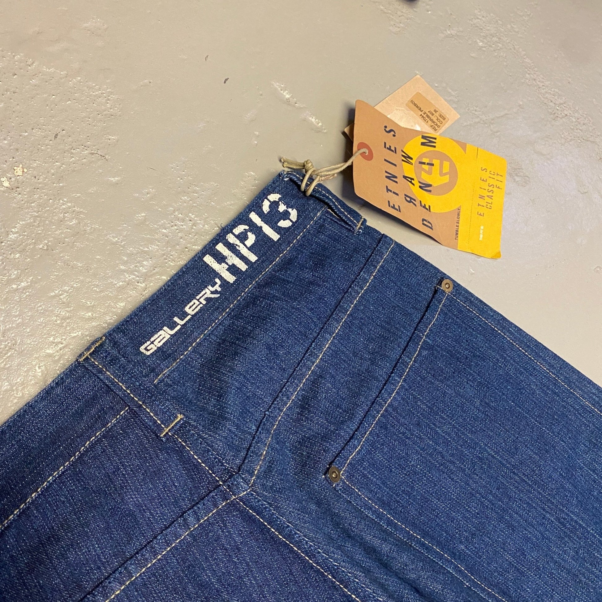 2000’s Deadstock Etnies Raw Denim Baggy Jeans 29x33 - Lennys Vintage