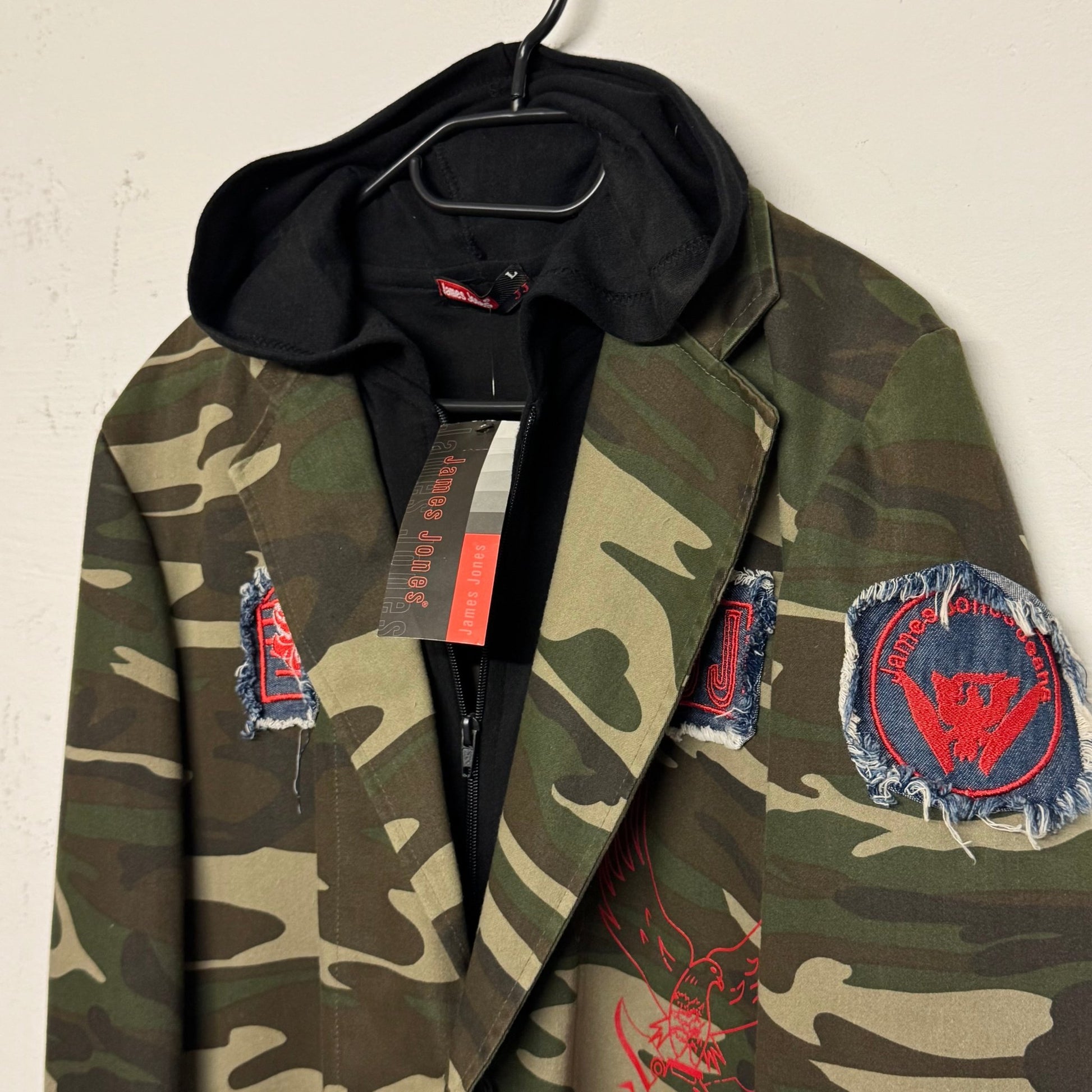 2000‘s Deadstock James Jones Blazer Zip Jacket *rare (L) - Lennys Vintage