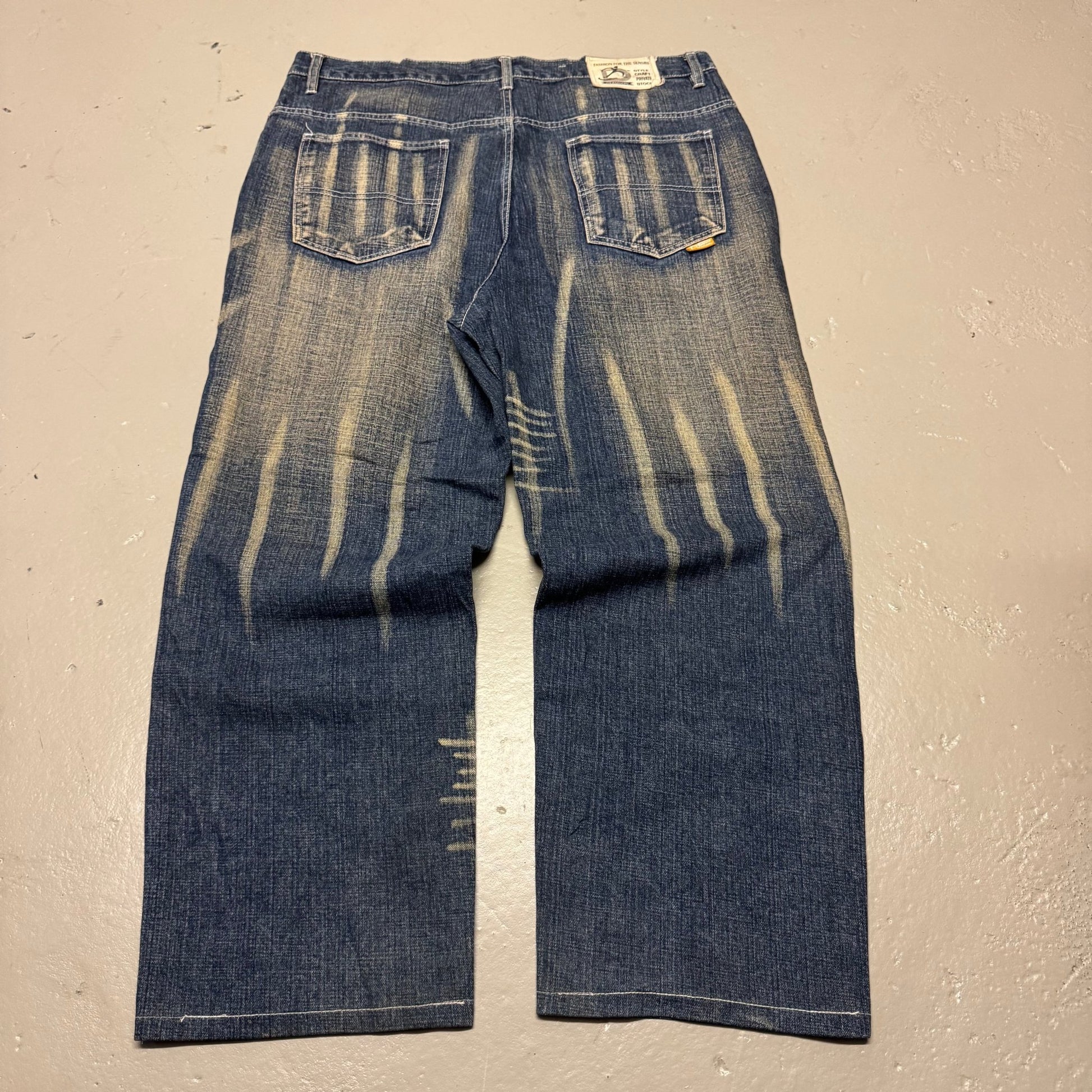 2000‘s Dermson Hip Hop Baggy Jeans 38x30 - Lennys Vintage