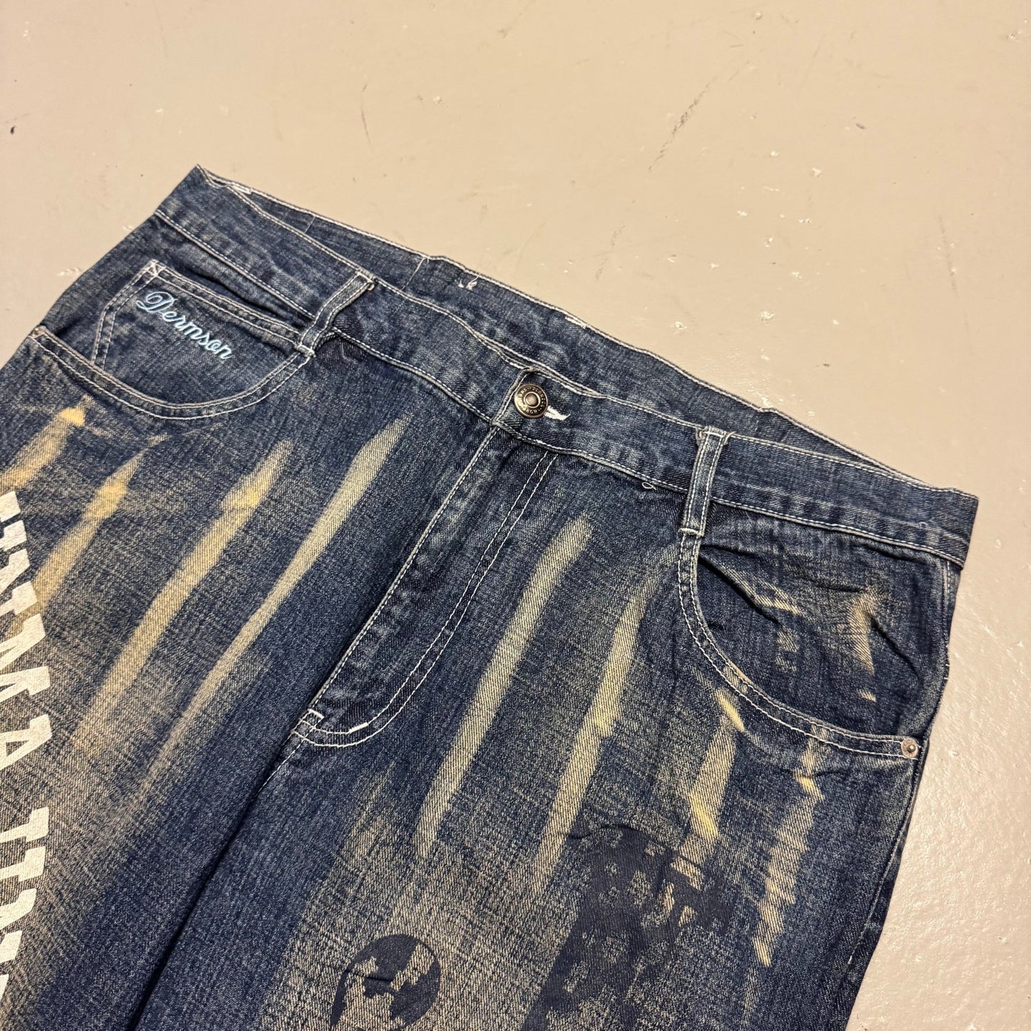 2000‘s Dermson Hip Hop Baggy Jeans 38x30 - Lennys Vintage