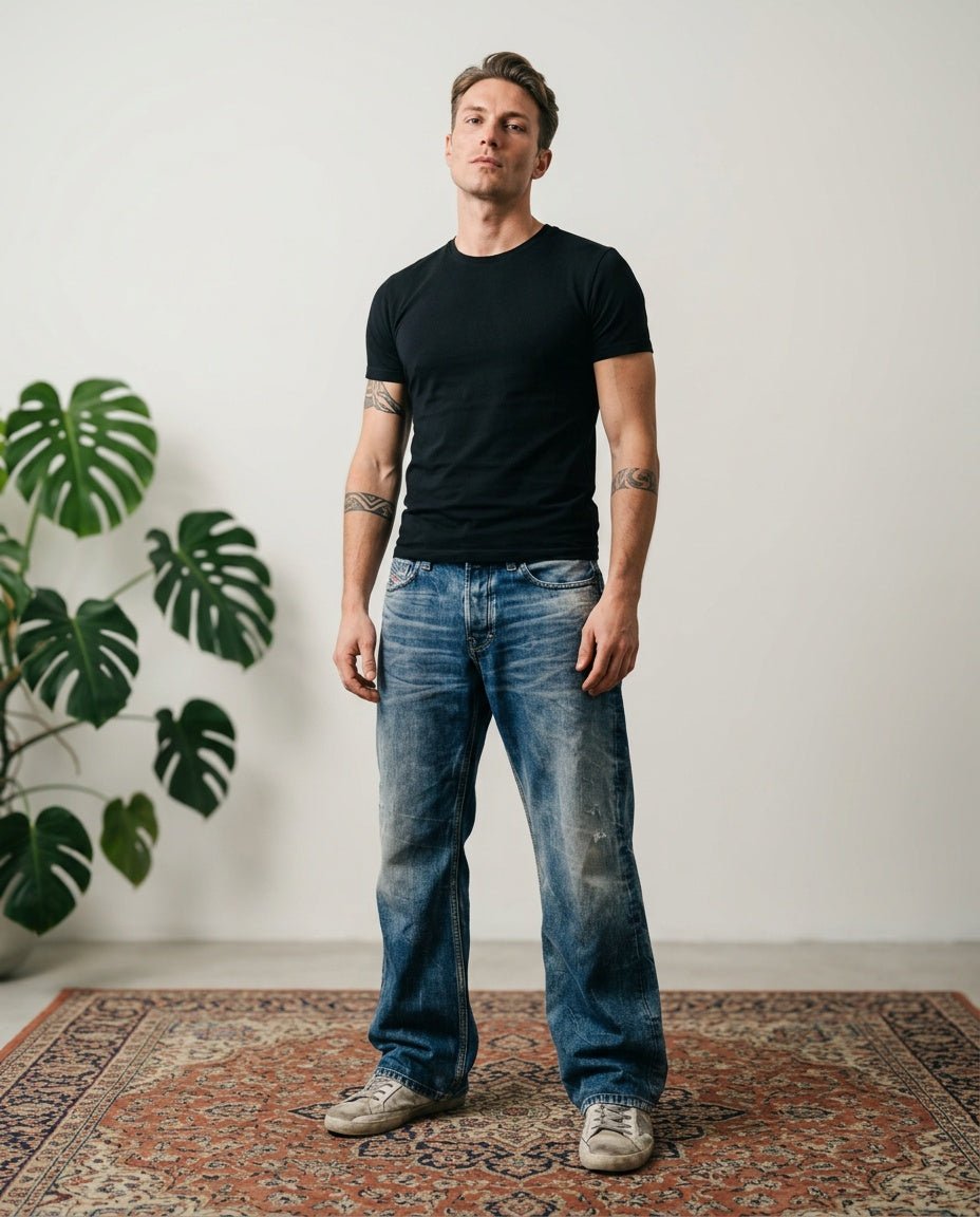 2000's Diesel Baggy Jeans *rare 34x28 (L) - Lennys Vintage