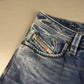 2000's Diesel Baggy Jeans *rare 34x28 (L) - Lennys Vintage