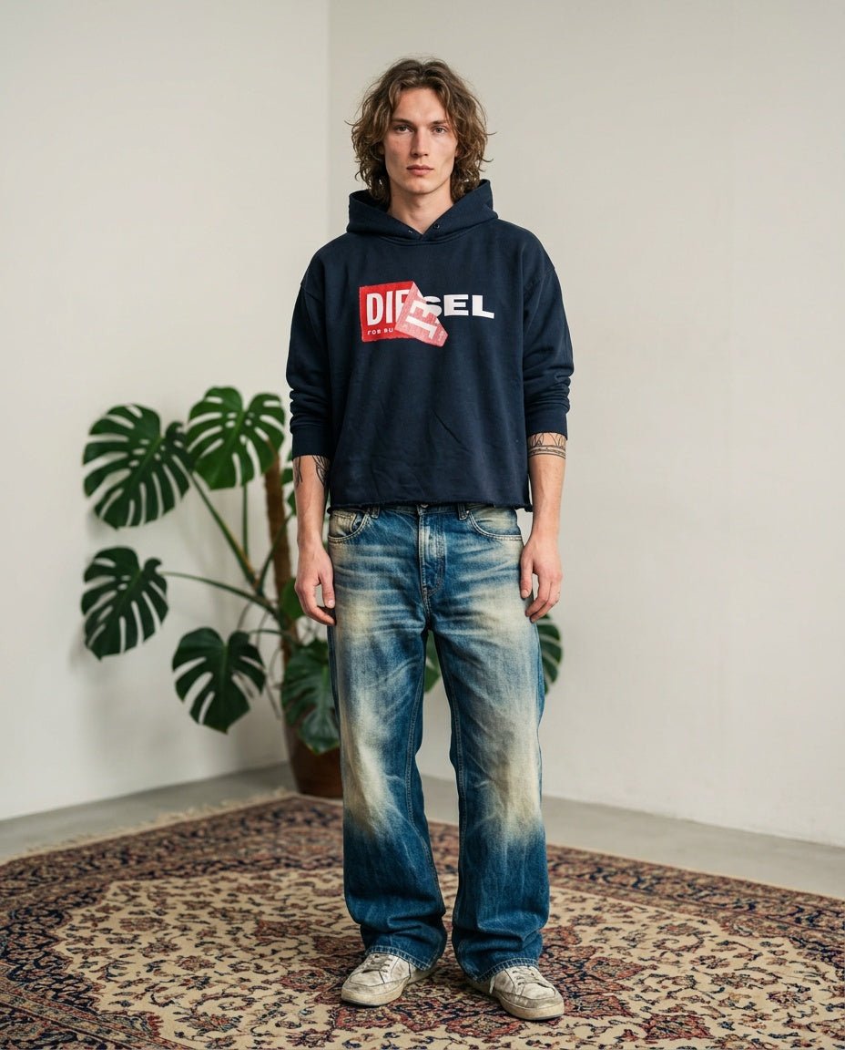 2000's Diesel Hoodie * (S) - Lennys Vintage