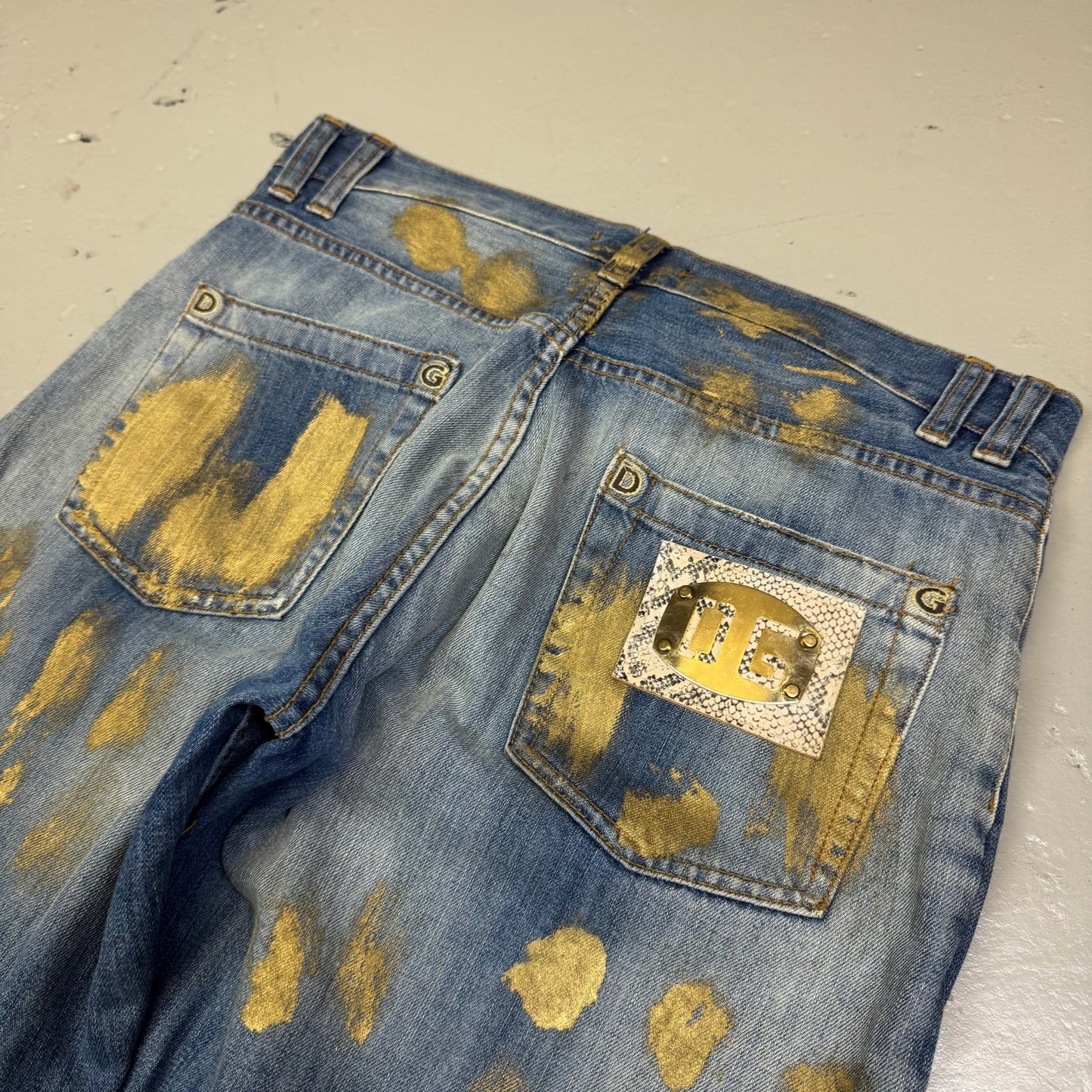 2000‘s Dolce & Gabbana Baggy Jeans *very rare 32x30 - Lennys Vintage