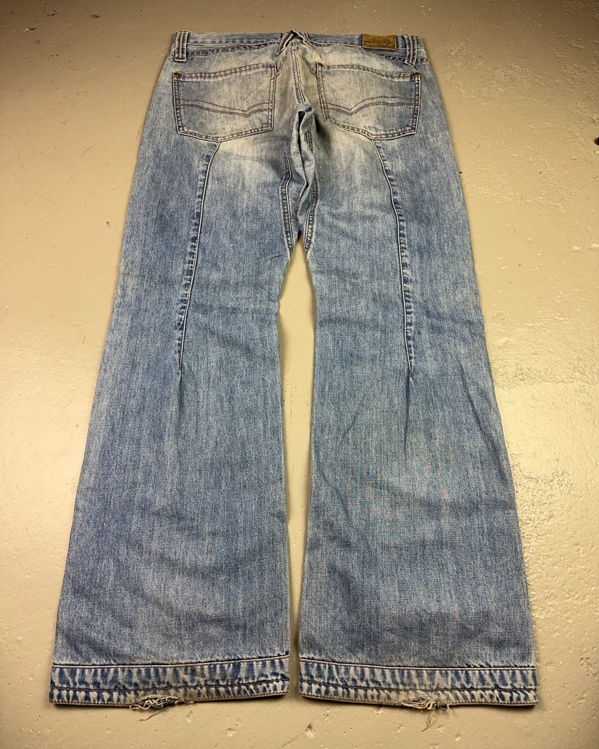 2000's Dolce & Gabbana Baggy/Bootcut Jeans *very rare 37x34 (XL) - Lennys Vintage