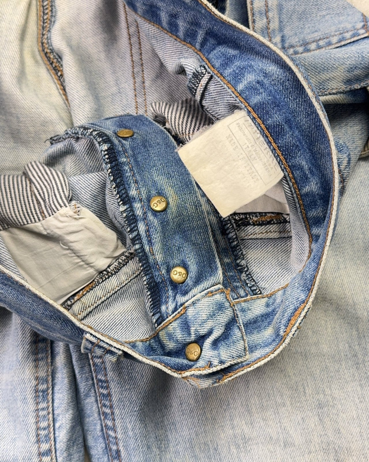 2000's Dolce & Gabbana Baggy/Bootcut Jeans *very rare 37x34 (XL) - Lennys Vintage