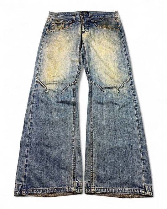 2000's Dolce & Gabbana Baggy/Bootcut Jeans *very rare 37x34 (XL) - Lennys Vintage