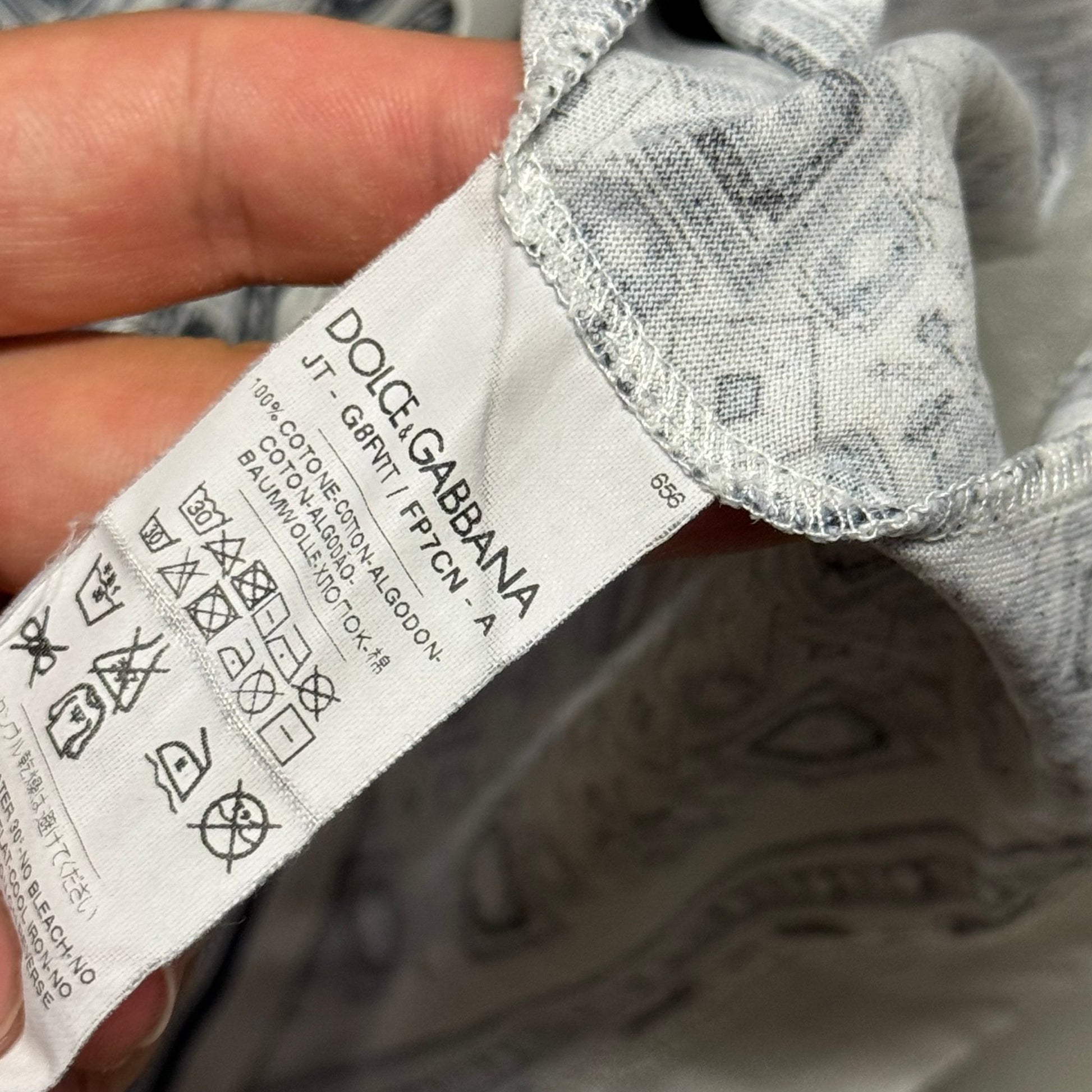 2000‘s Dolce & Gabbana Monkey Tie Print Shirt *very rare (S) - Lennys Vintage