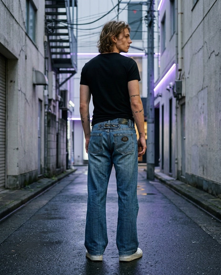 2000's Dolce & Gabbana Straight Jeans *rare 32x30 (M) - Lennys Vintage