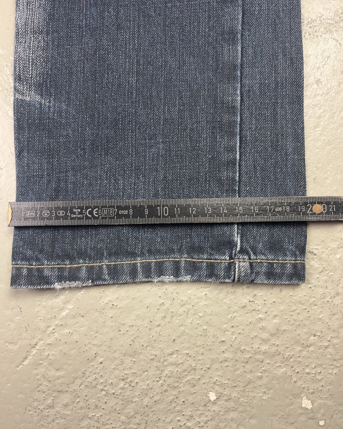 2000's Double Waist Straight/Bootcut Japanese Jeans *rare 31x28 (M) - Lennys Vintage