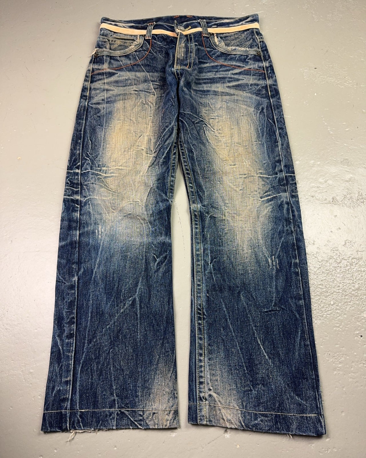 2000's DP21 Japanese Archive Straight/Baggy Jeans *very rare 30x30 (M) - Lennys Vintage
