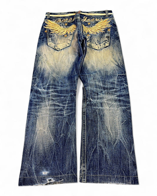 2000's DP21 Japanese Archive Straight/Baggy Jeans *very rare 30x30 (M) - Lennys Vintage