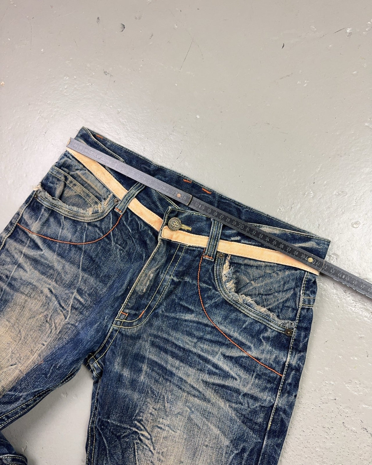 2000's DP21 Japanese Archive Straight/Baggy Jeans *very rare 30x30 (M) - Lennys Vintage