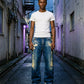 2000's Energie Distressed Baggy Jeans *very rare 38x34 (XXL) - Lennys Vintage