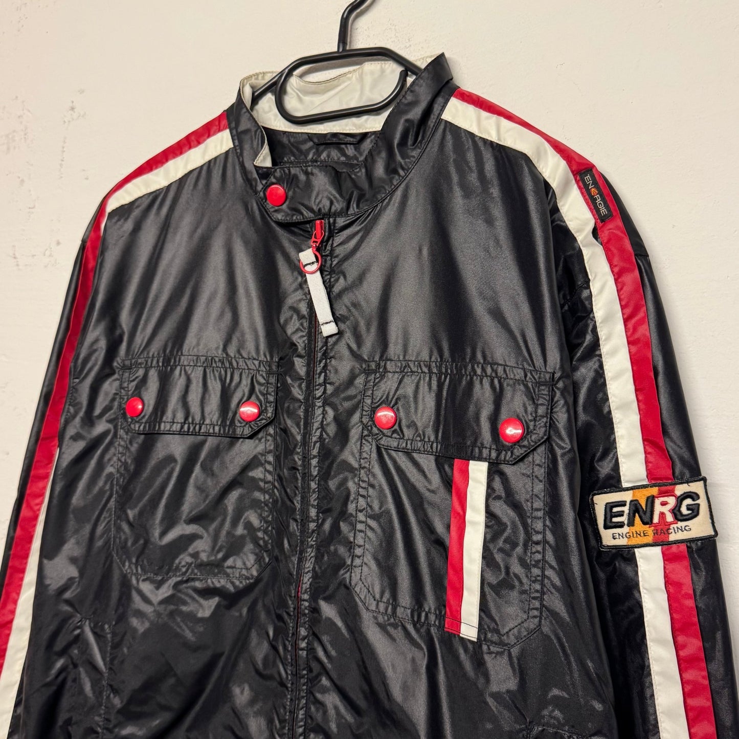 2000‘s Energie Windbreaker Jacket *selten (L) - Lennys Vintage