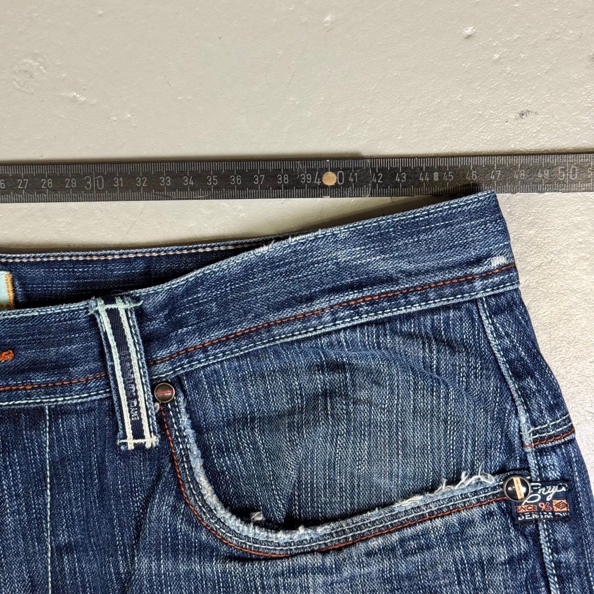 2000‘s Enyce Hip Hop Baggy Jeans Heavy Denim *rare 38x34 - Lennys Vintage