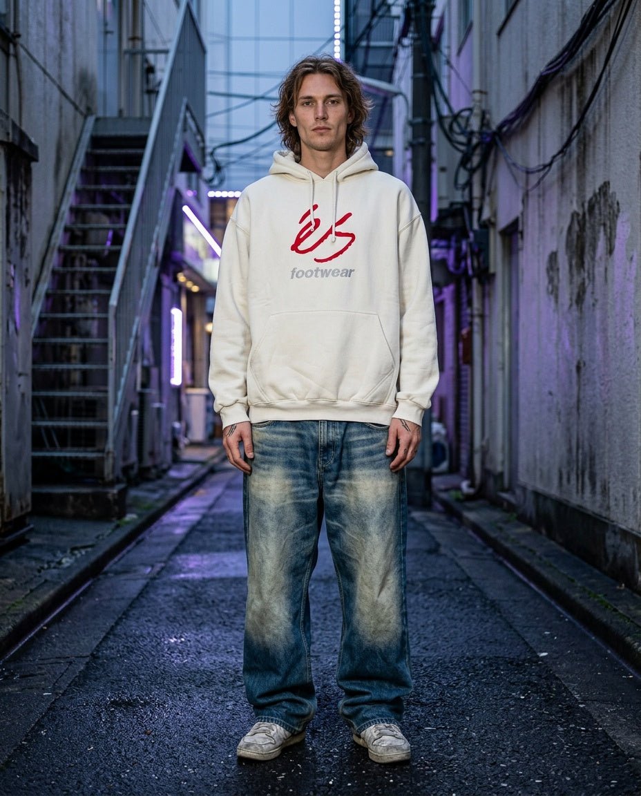 2000's Es Footwear Skate Hoodie *rare (L) - Lennys Vintage