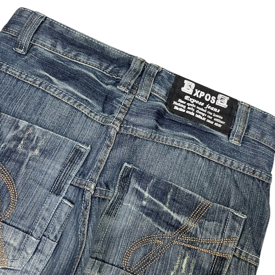 2000‘s Expose Japanese Baggy/Straight Jeans 29x32 - Lennys Vintage