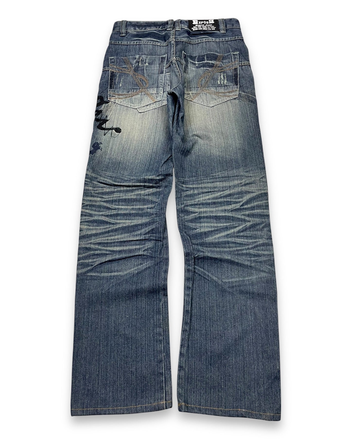 2000‘s Expose Japanese Baggy/Straight Jeans 29x32 - Lennys Vintage